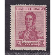 ARGENTINA 1917 GJ 450 ESTAMPILLA NUEVA CON GOMA U$ 6,50